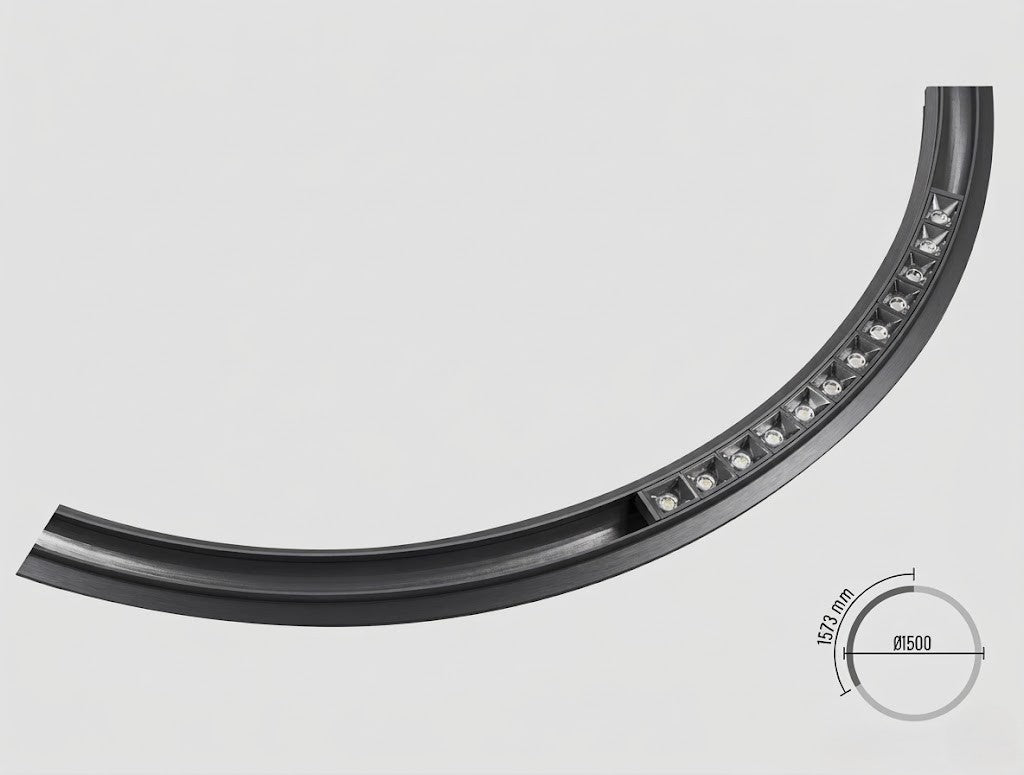 Neue Round Track Recessed Trimless