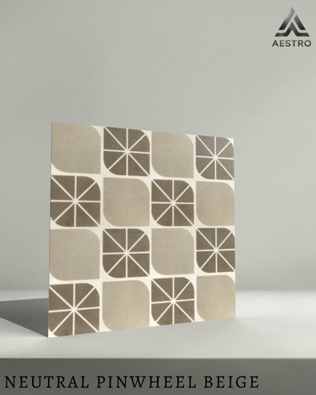 Neutral Pinwheel Beige