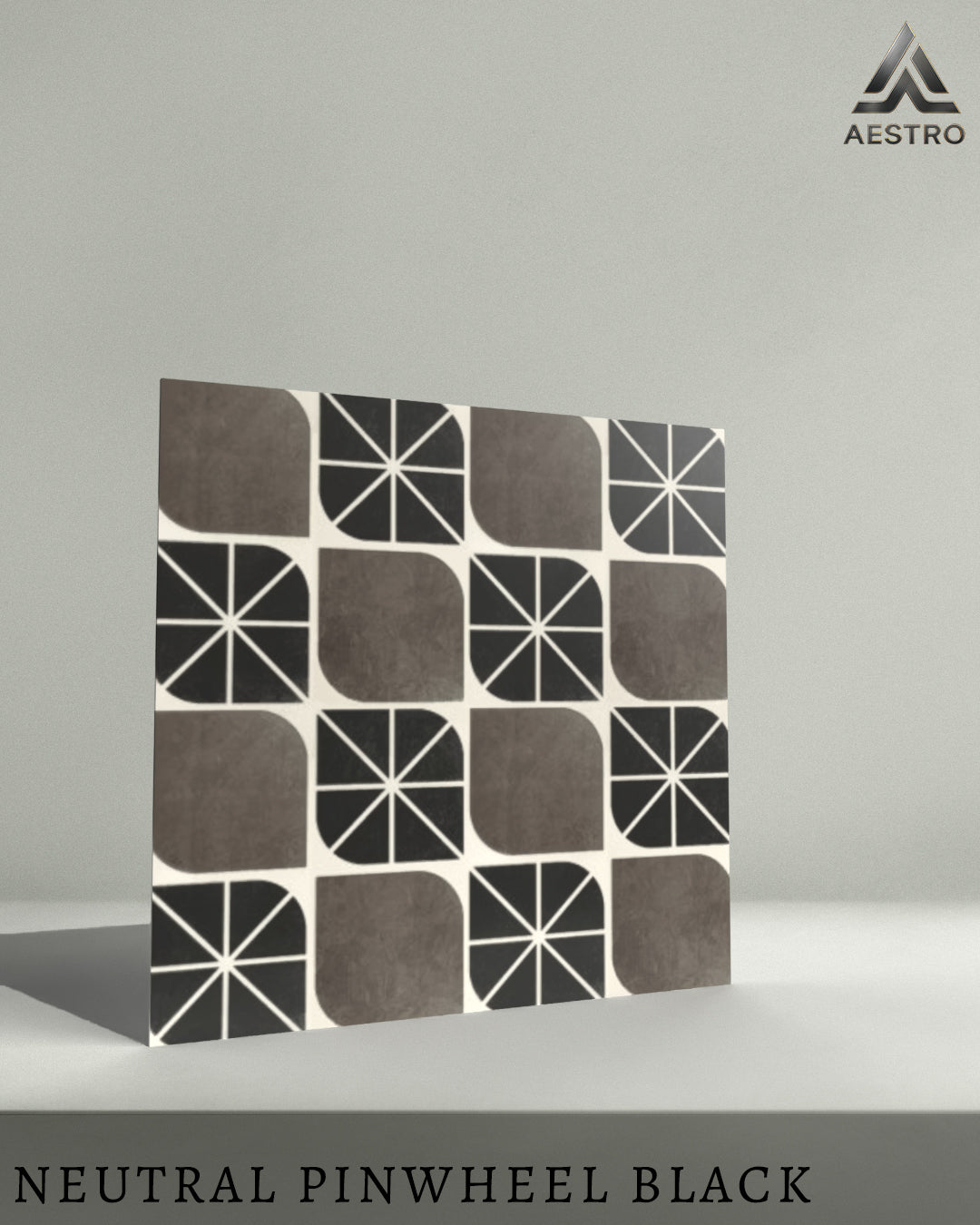 Neutral Pinwheel Black