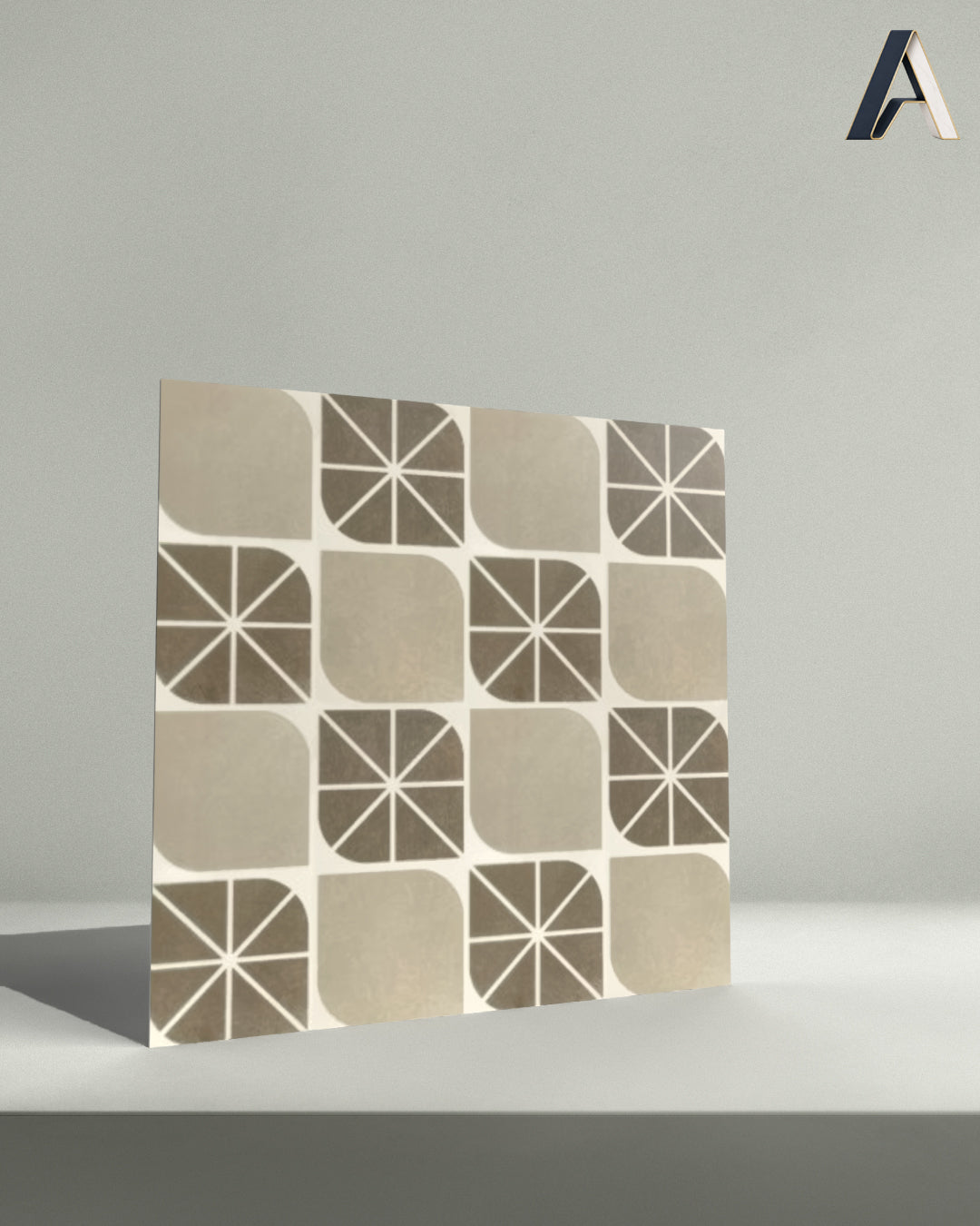 Neutral Pinwheel Beige