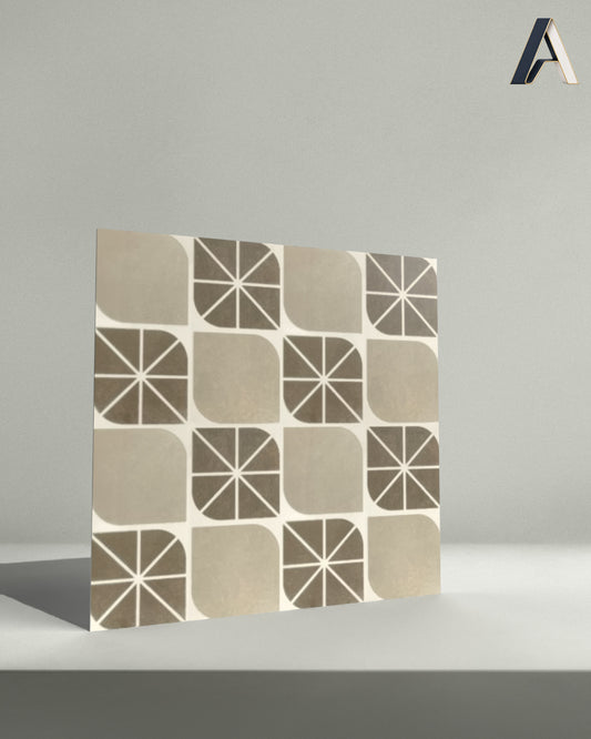 Neutral Pinwheel Beige