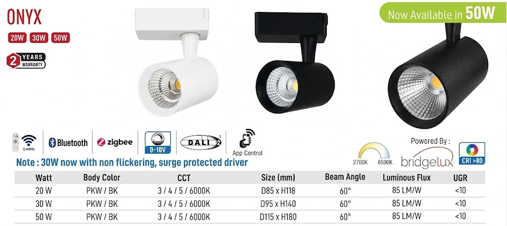 Onyx LED Track Light