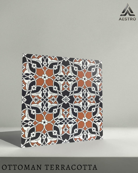 Ottoman Terracotta Arabesque