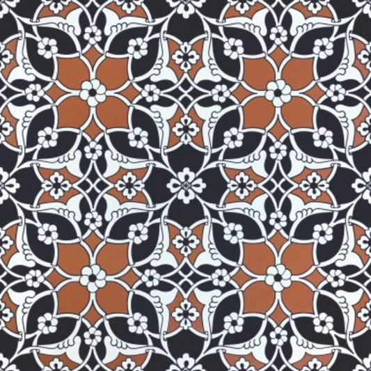Ottoman Terracotta Arabesque