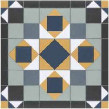 Retro Mosaic Grey