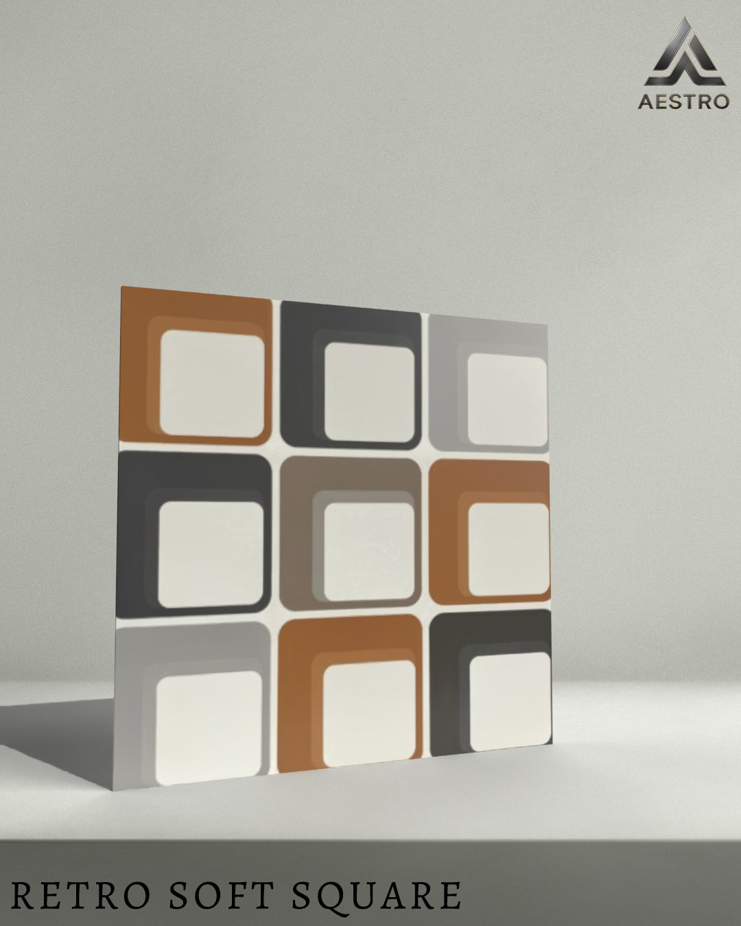 Retro Soft Square Grid