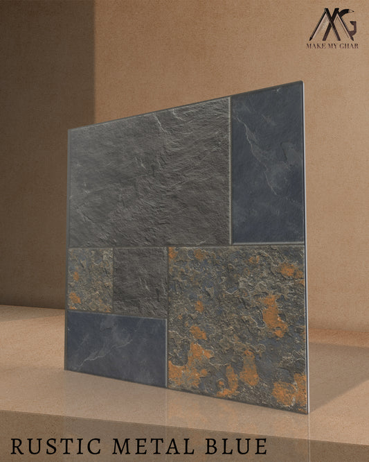 Rustic Metal Blue