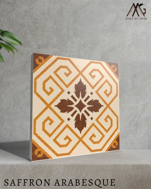 Saffron Arabesque