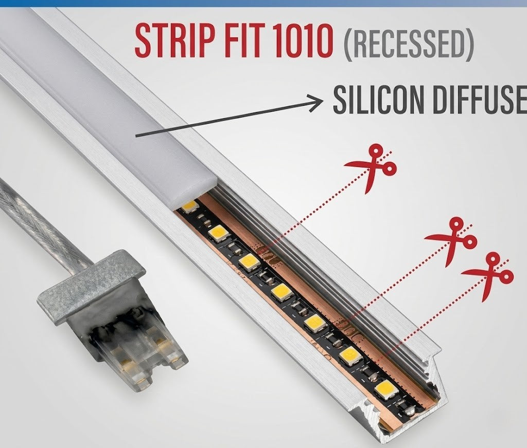 Strip Fit Profile 0809 (Recessed)