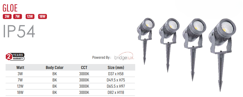 Gloe LED Spike Light