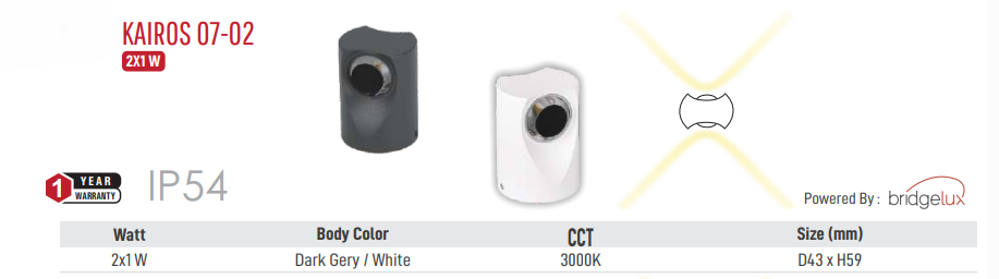 LED Kairos 07-02 Outdoor Light