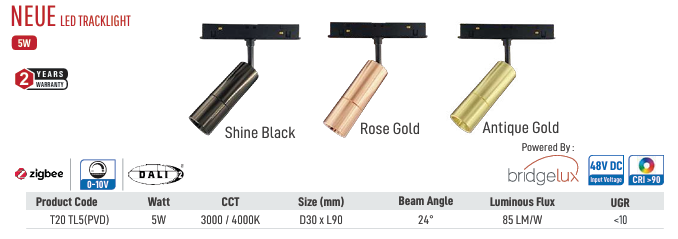 Neue LED Track Light (cylinder 5W)