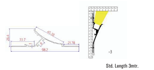 Art 6161 (wall Washer) LED Aluminium Profile