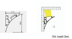 Art 0101 (Wall Washer) LED Aluminium Profile