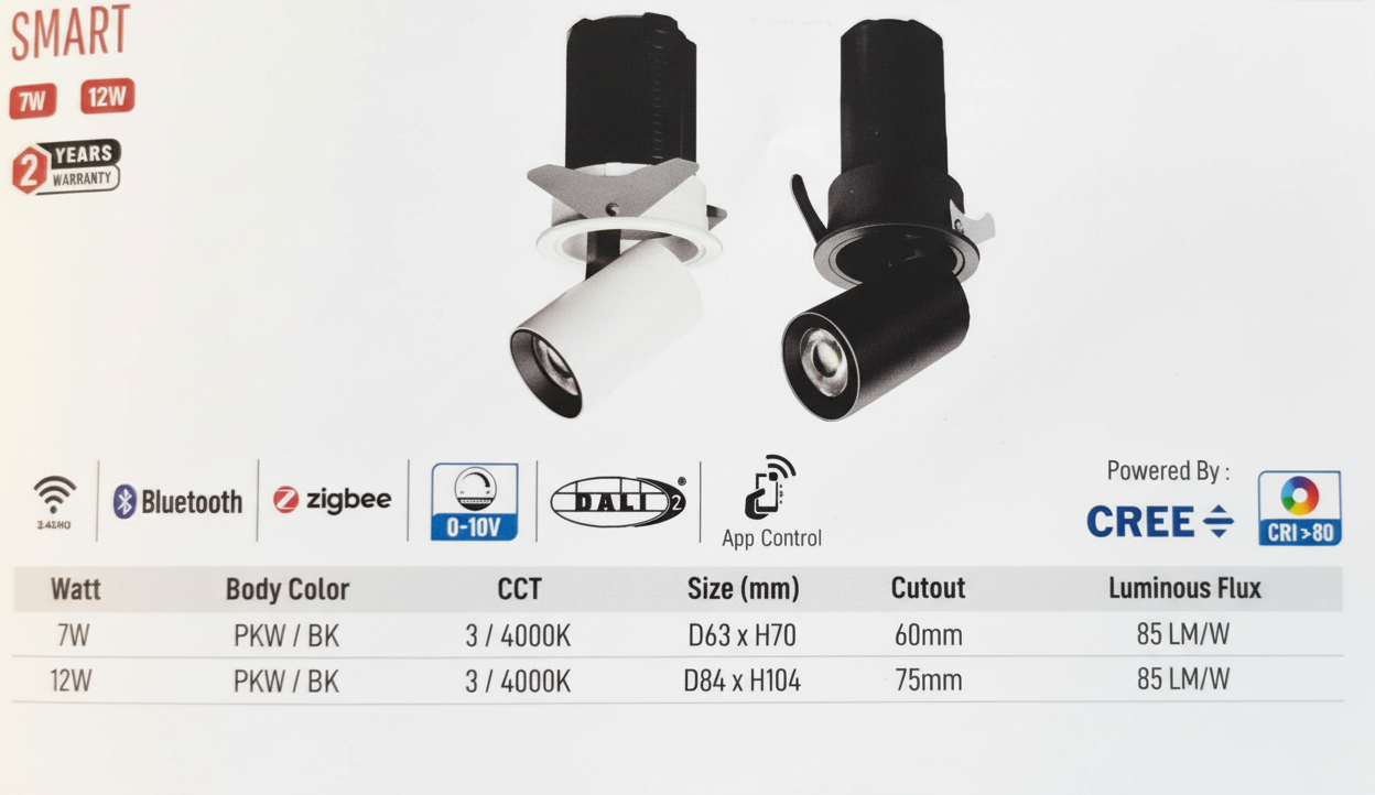 Smart Led Telescopic Downlight