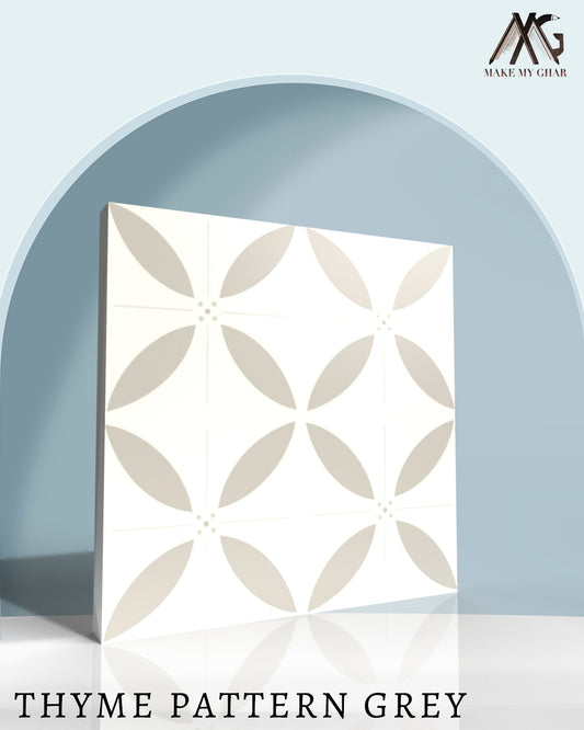 Thyme Pattern Grey