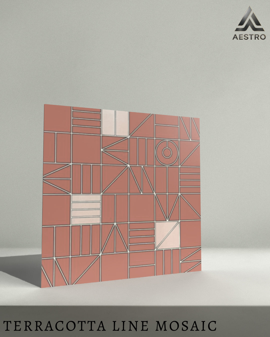Terracotta Line Mosaic