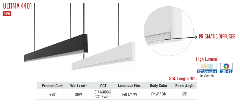 Ultima 4401 Linear Lighting