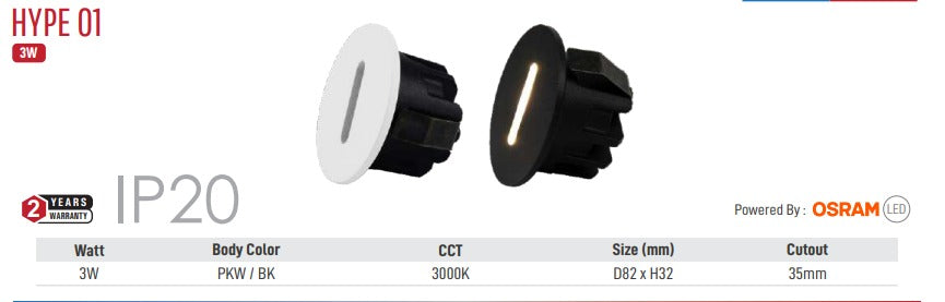 LED Hype 01 Foot Light