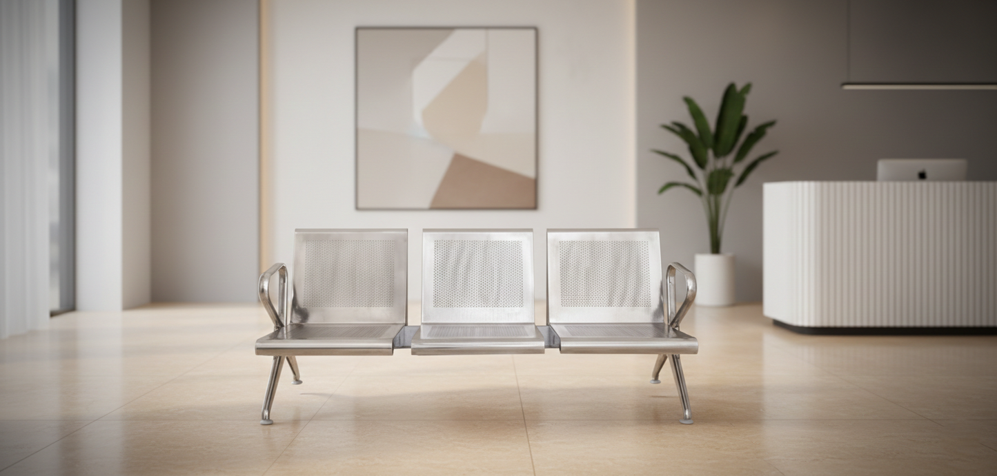 AxionSteel 3 Seater Lounge Chairs