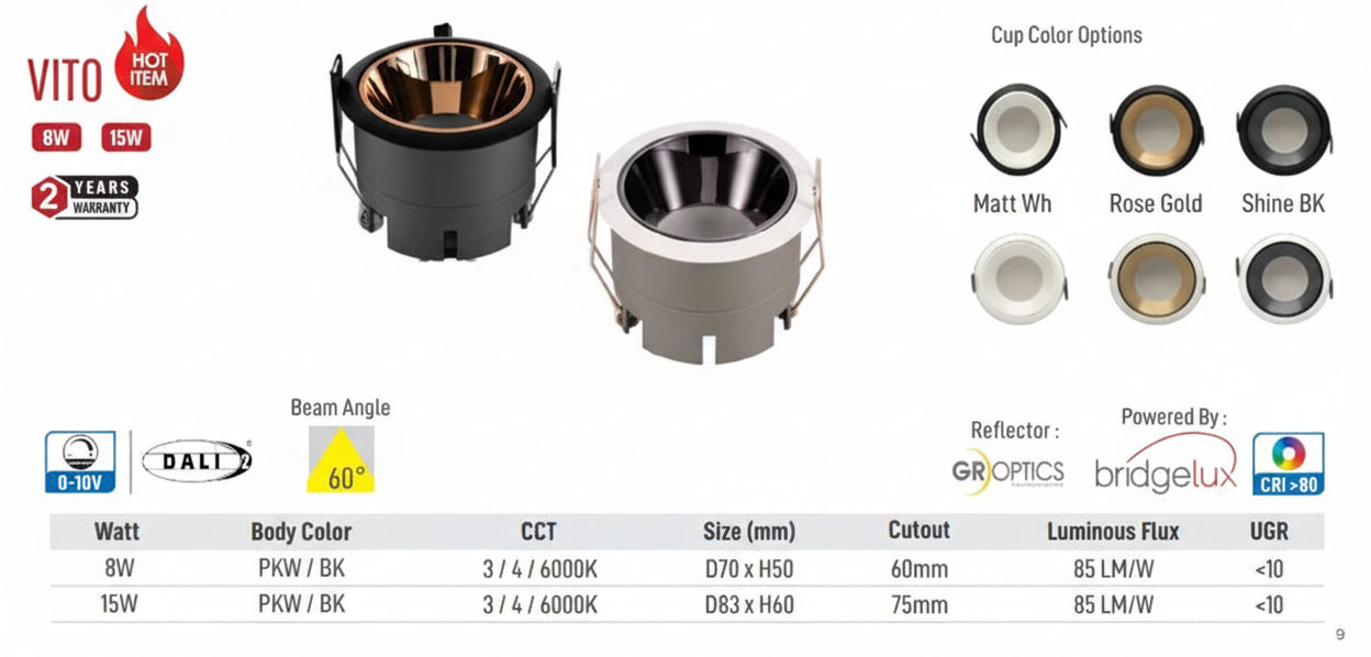 Vito LED Downlight (White)