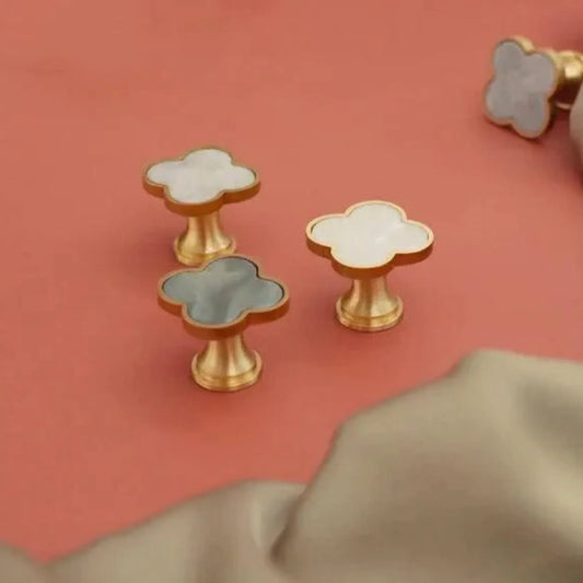 Clover Brass Cabinet Knob Collection