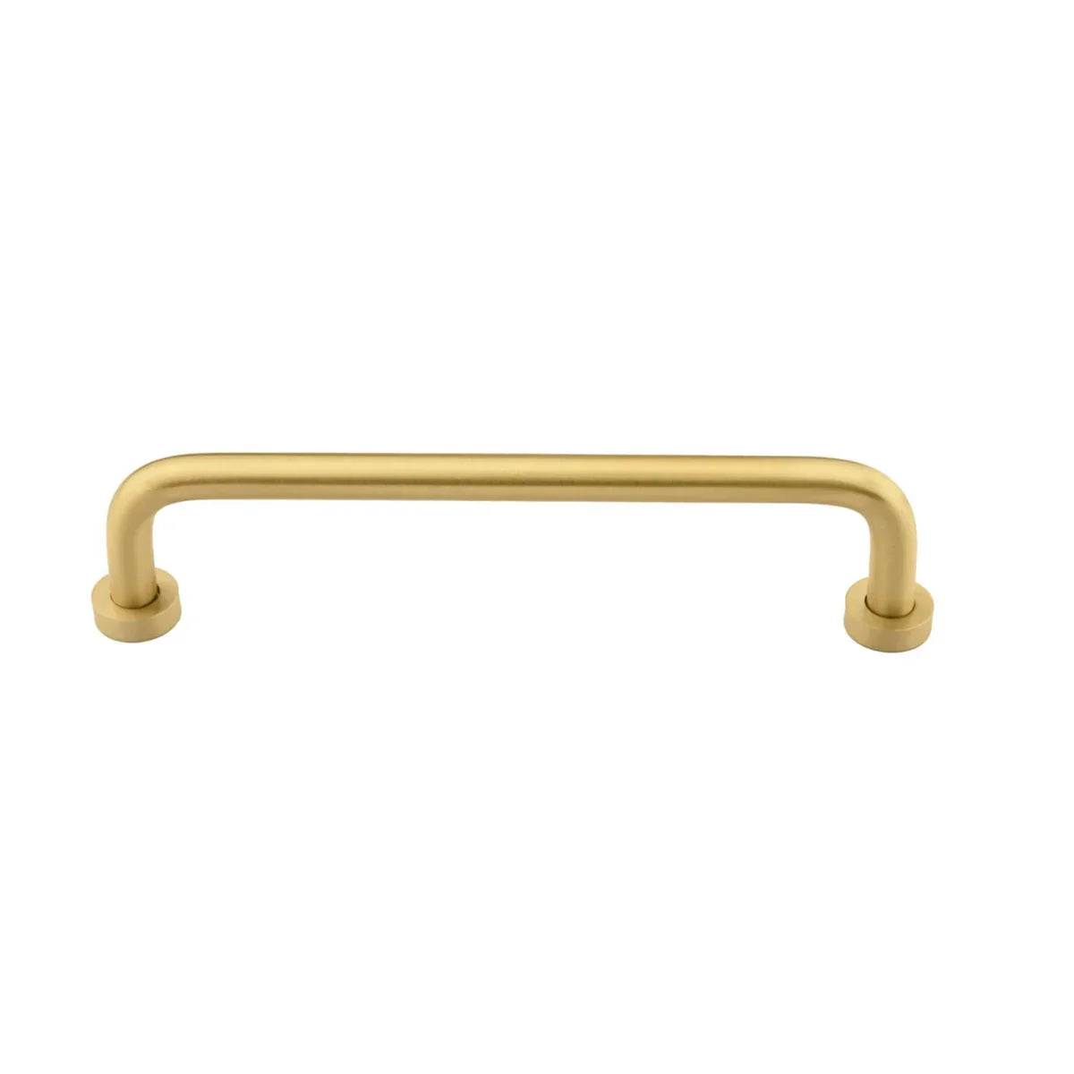 Minimalist Solid Brass Curved Handle