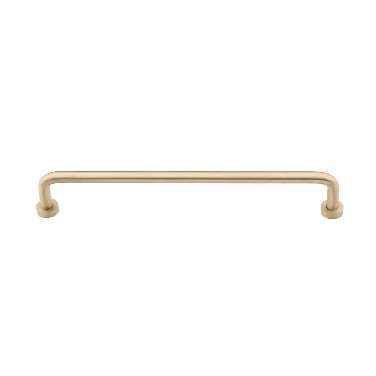 Minimalist Solid Brass Curved Handle
