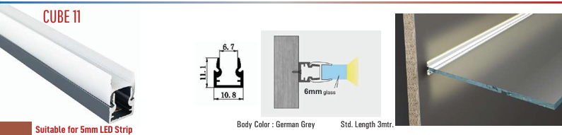 Cube 11 - LED Aluminium Profile Cube Series