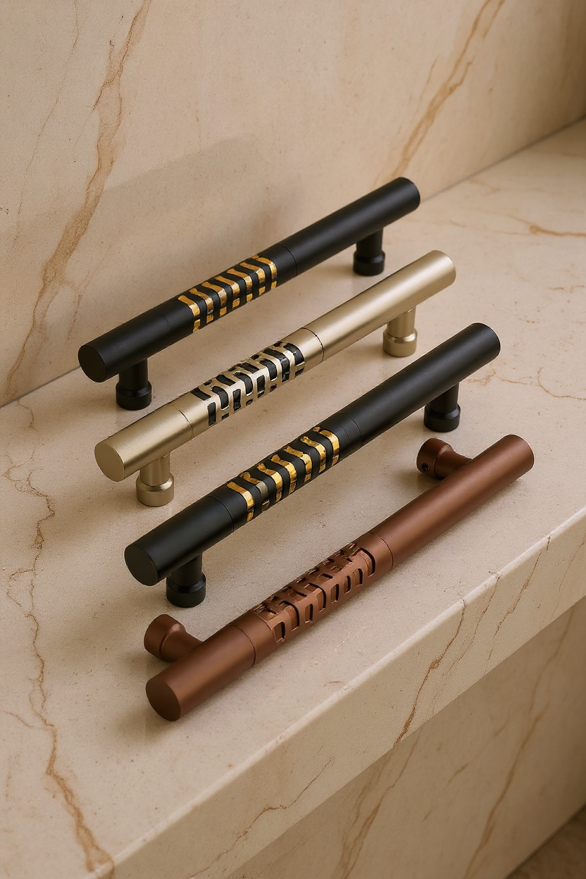 AH 4715 Brick Waves Door Handle