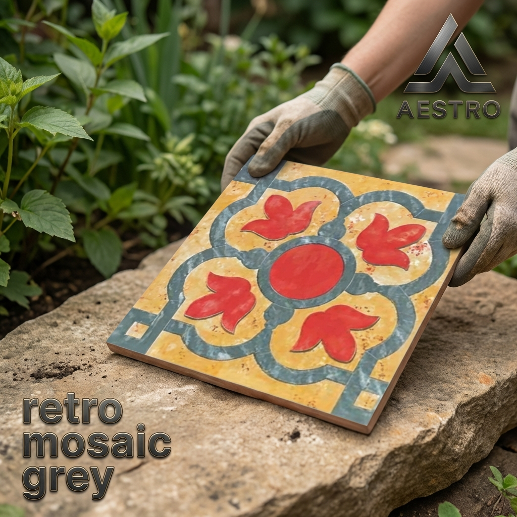 Retro Floral Brown