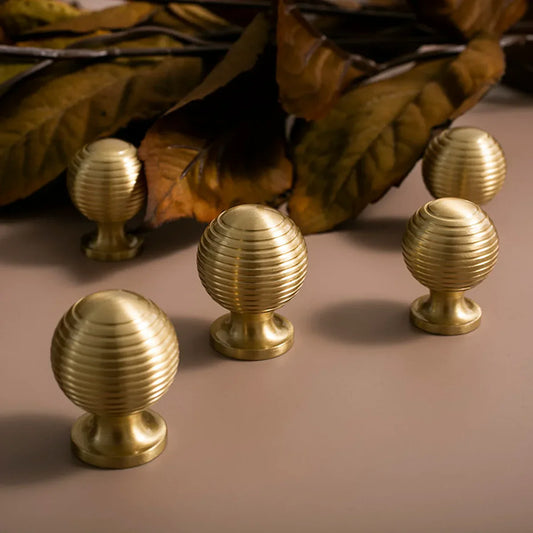 Alexander & Wicks Brass Knob Luxury Brushed Finish