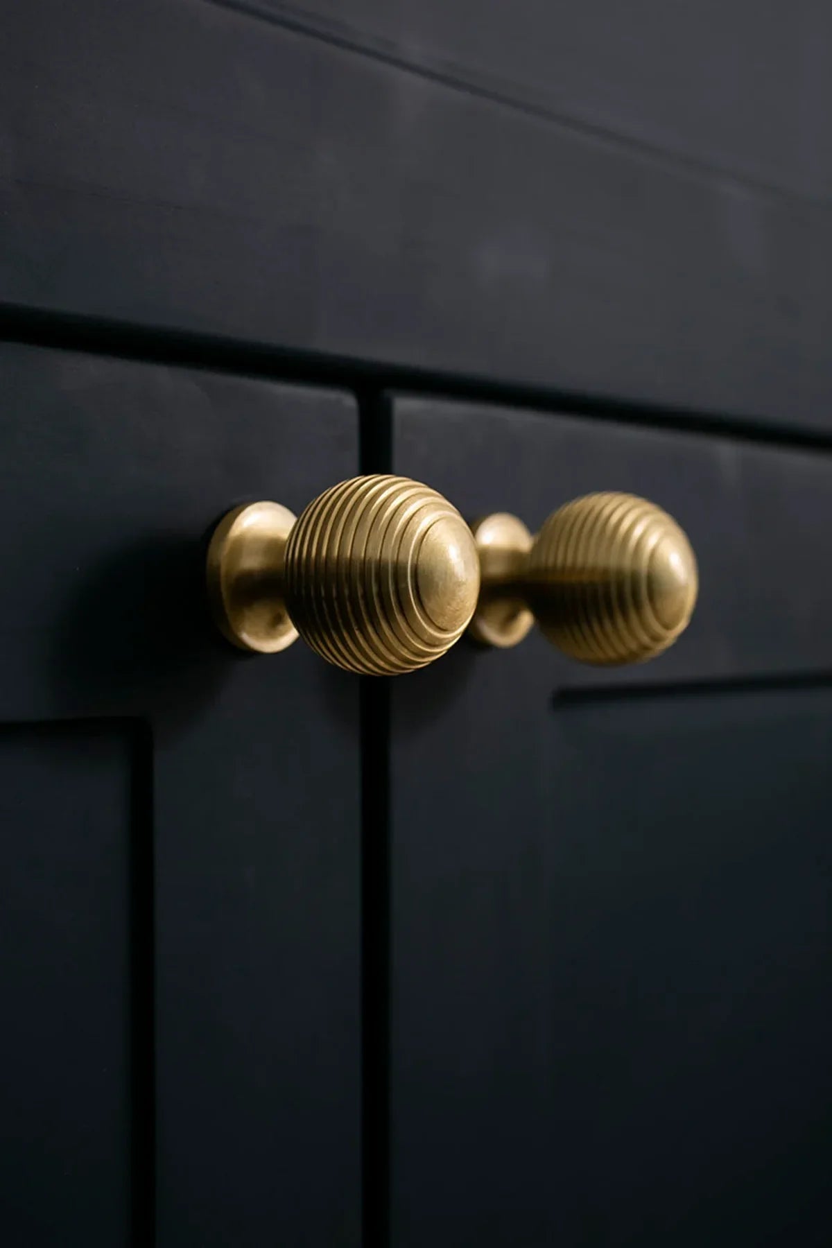 Alexander & Wicks Brass Knob Luxury Brushed Finish