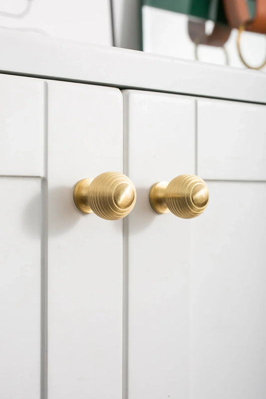 Alexander & Wicks Brass Knob Luxury Brushed Finish