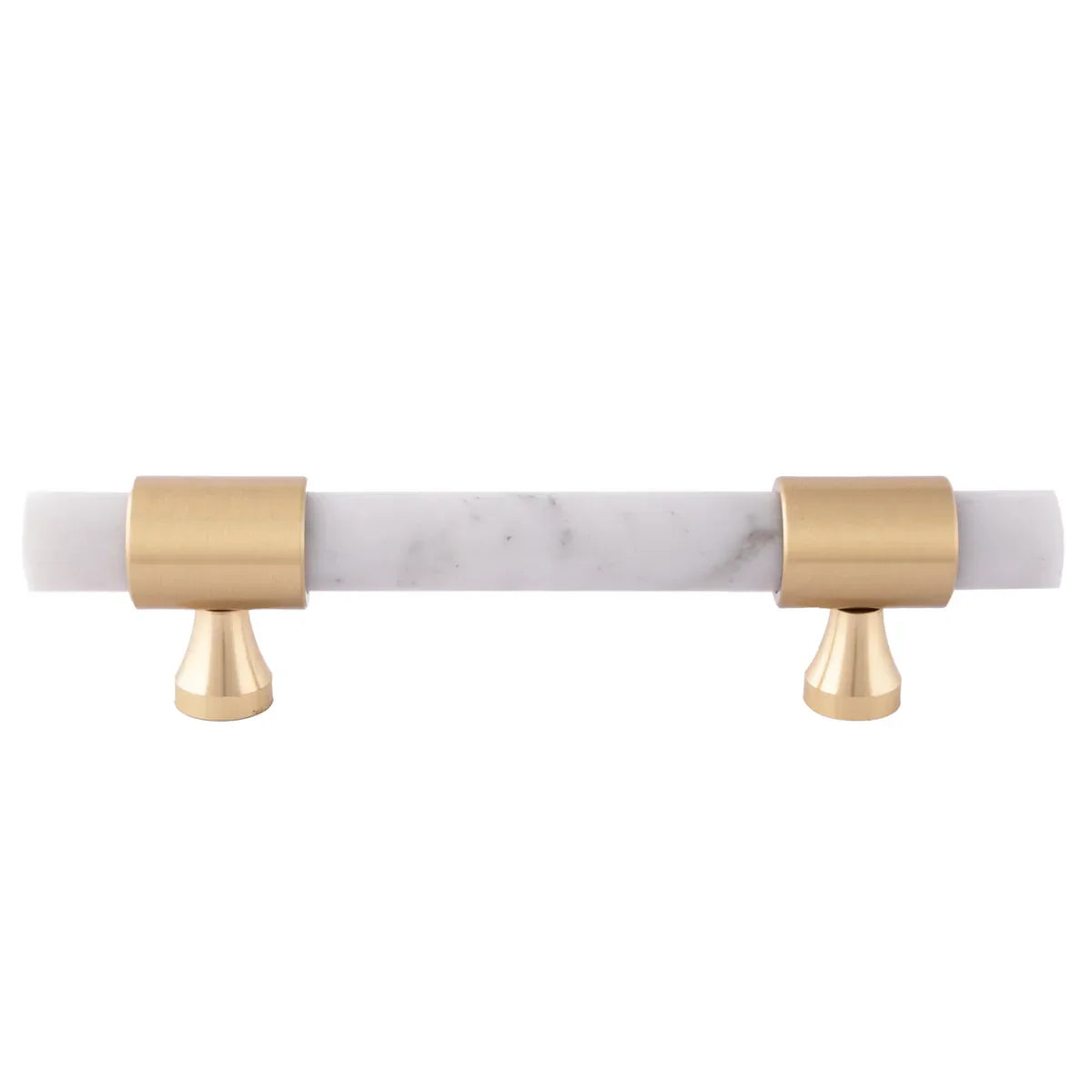 Karish Marble & Brass Handles Brushed Finish