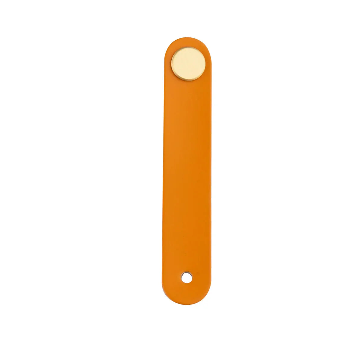 Leather & Brass Strap Cabinet Pulls