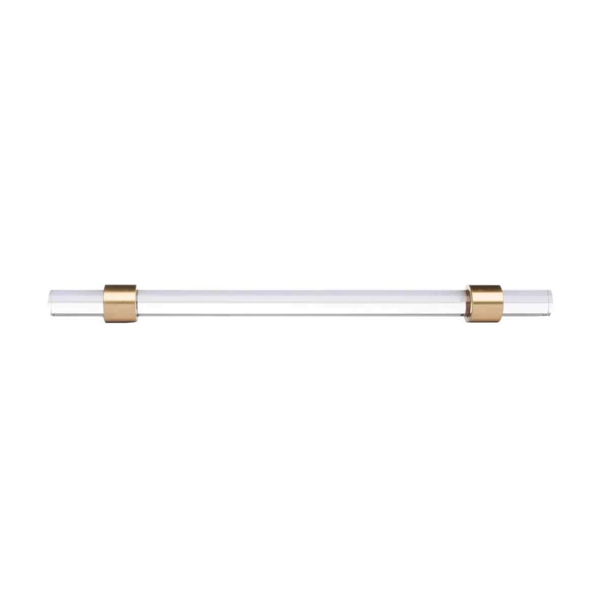 Clear Acrylic & Brass T-Bar Handle Collection