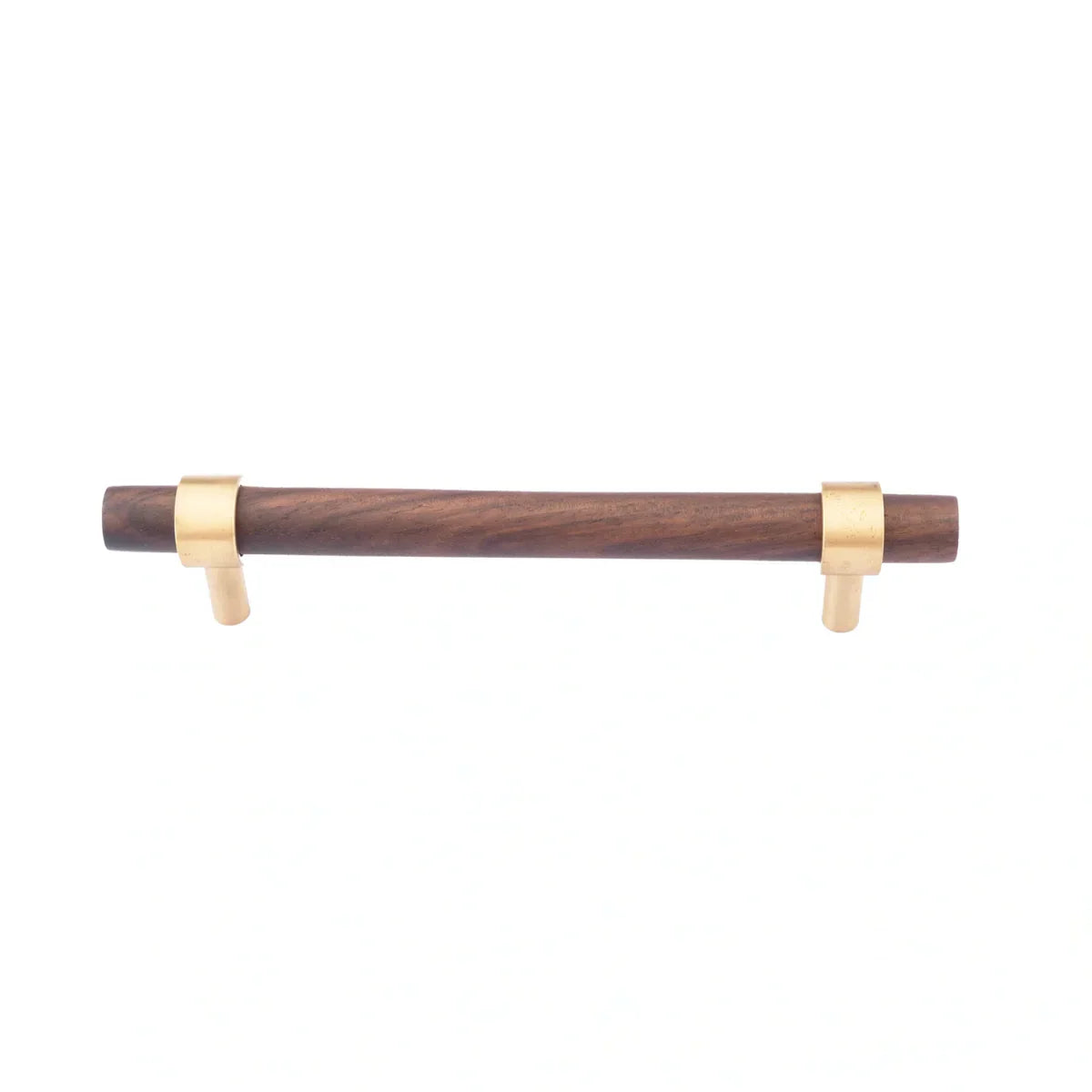 Walnut & Brass T-Bar Handle Collection