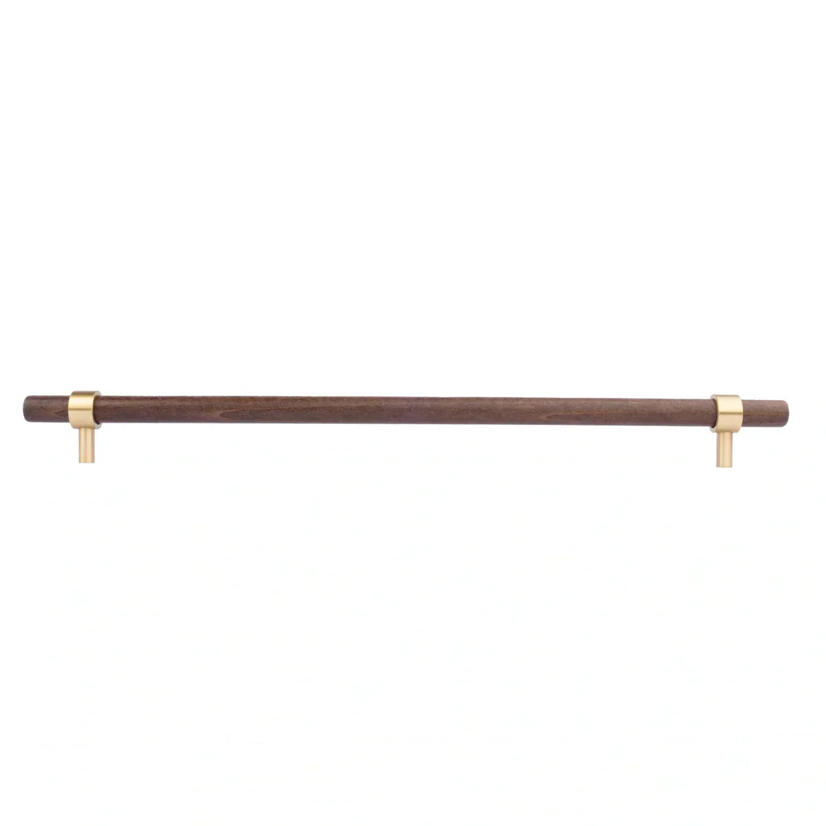 Walnut & Brass T-Bar Handle Collection