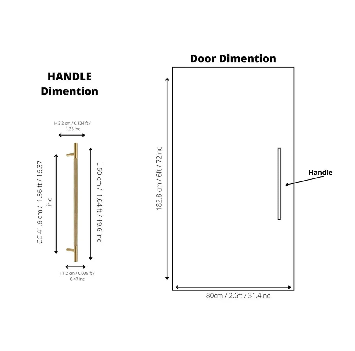 Yashvite Knurled Brass Cabinet Handle Collection